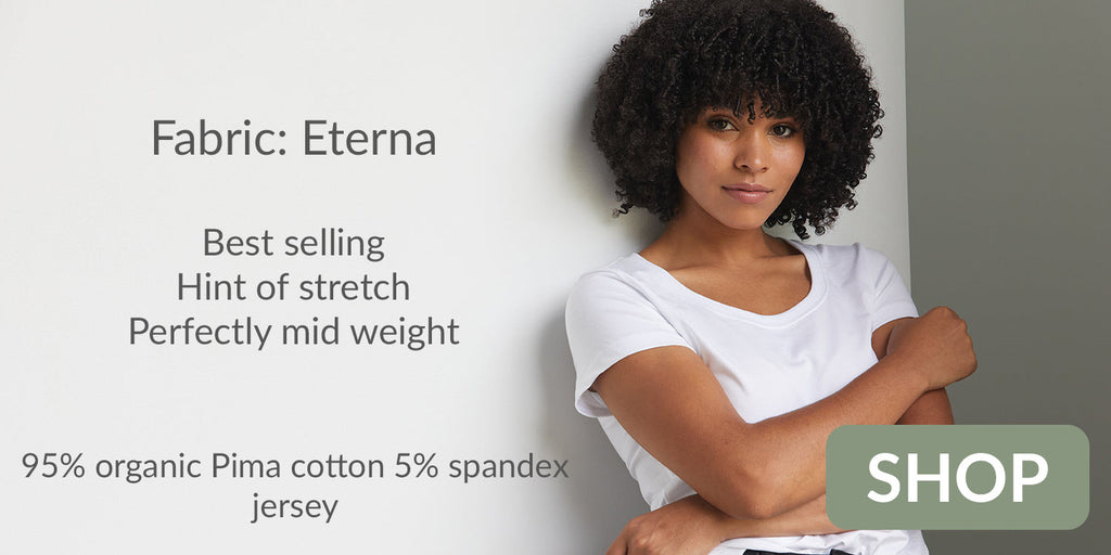 organic pima cotton clothing for women and men | blend with spandex | ethically made