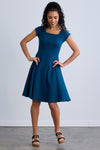 Women's Organic Ballet Neck Dress