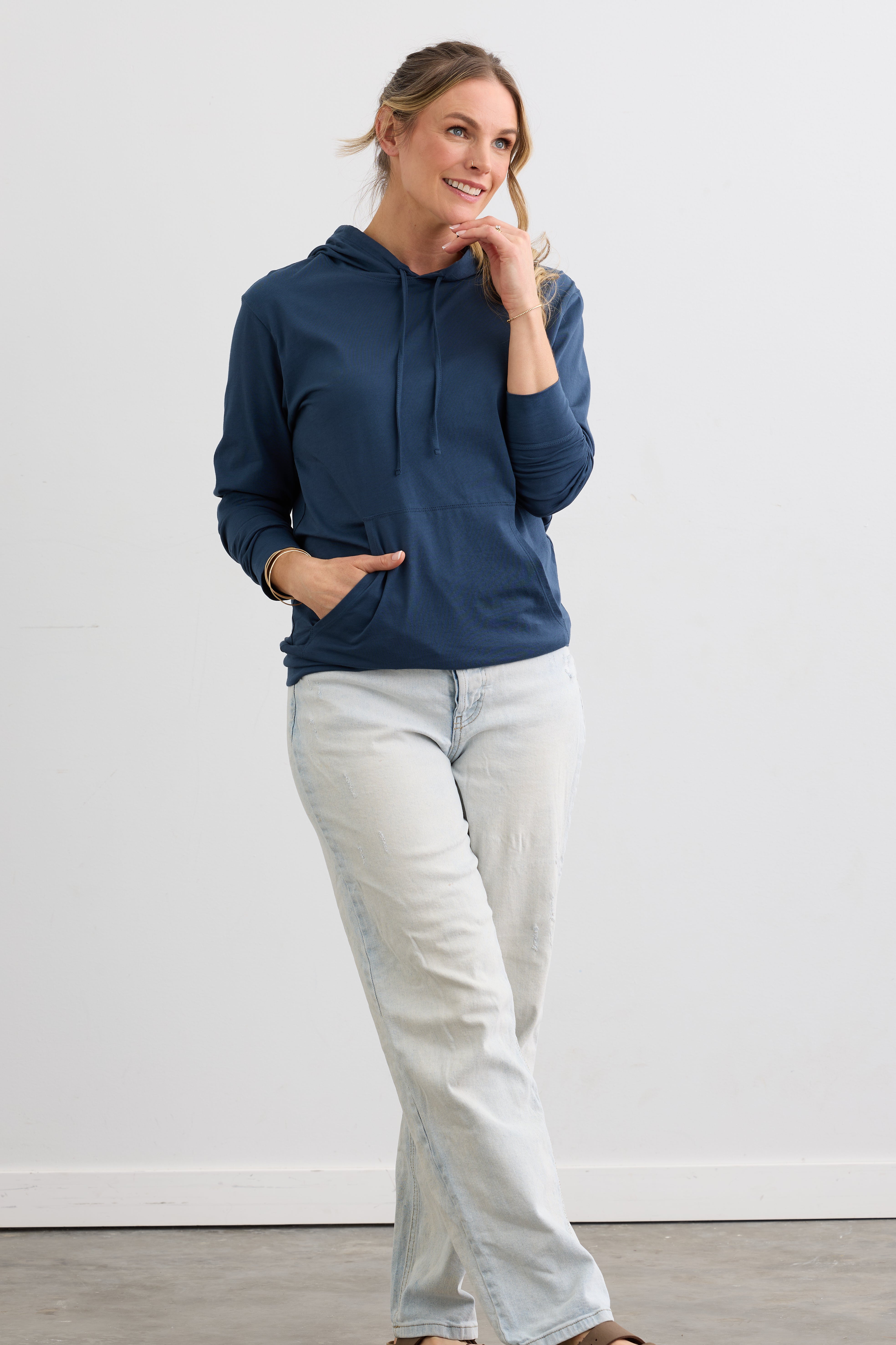 100% Cotton Pullover Hoodie | Fair Trade Hoodie | Fair Indigo