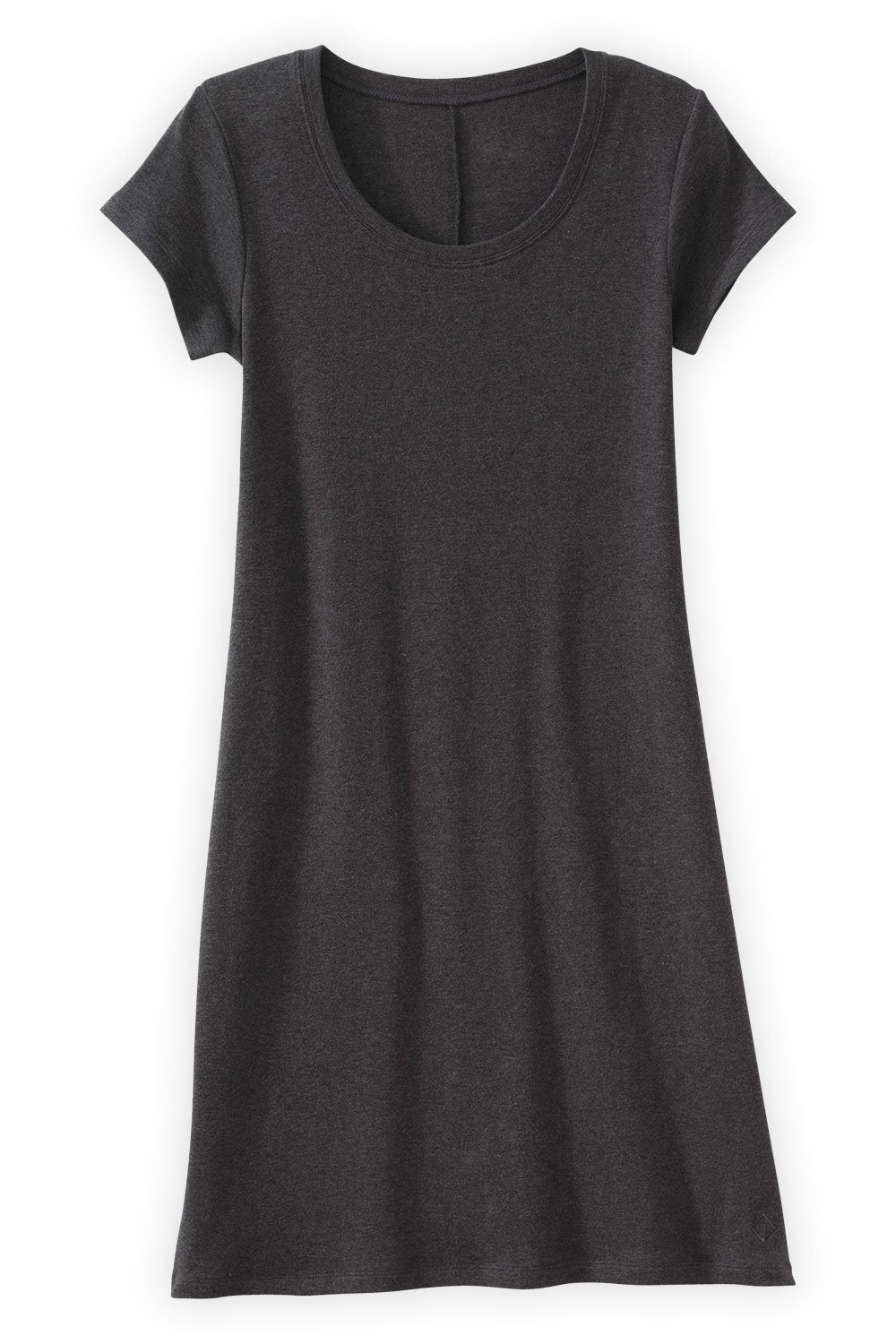 Women's 100% Organic Cotton T-Shirt Dress L / Dark Charcoal Heather Women's 100% Organic Cotton T-Shirt Dress L / Dark Charcoal Heather