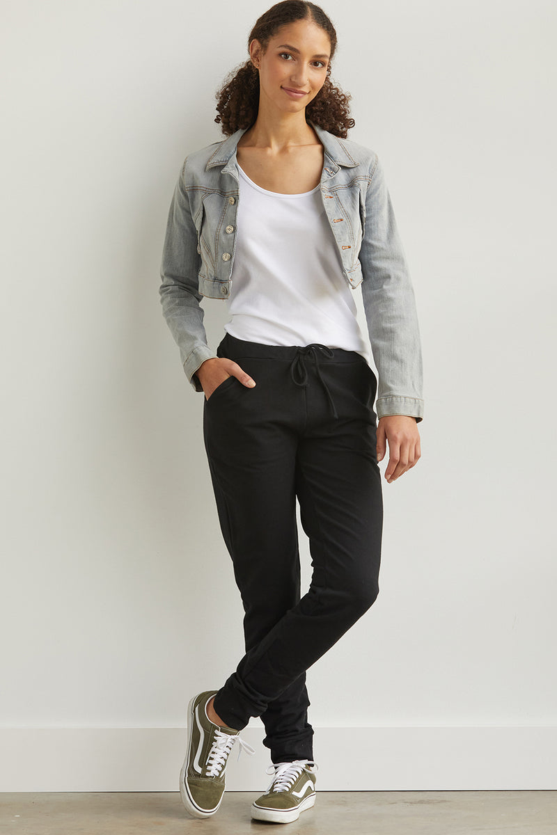 Womens long best sale jogger pants
