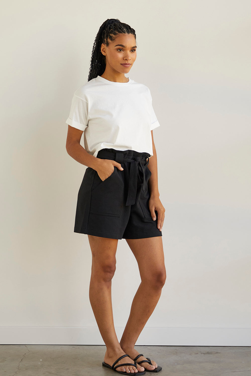 Fair Indigo Organic High Waist Short