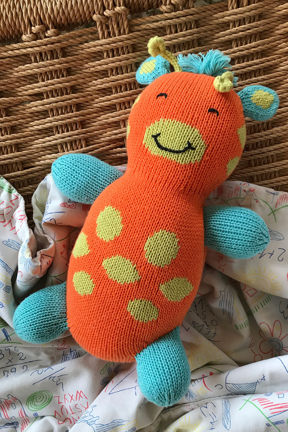 Organic Stuffed Animal - Jiffy the Giraffe - Joobles – Fair Indigo
