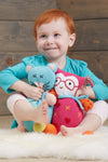 jody the owl organic cotton stuffed animal - ethically made - fair trade - fair indigo - joobles