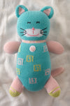 kitty katz organic cotton stuffed animal - ethically made - fair trade - fair indigo - joobles